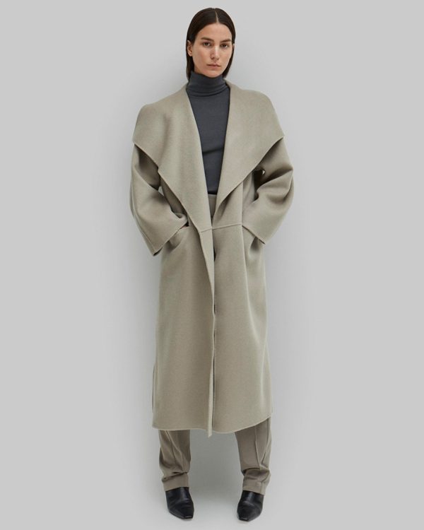 luxury cashmere coat