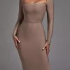 Long Sleeve Minimalistic Bandage Dress